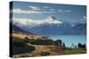 Lake Pukaki, Aoraki, Mount Cook National Park, Canterbury, South Island, New Zealand-Rainer Mirau-Stretched Canvas