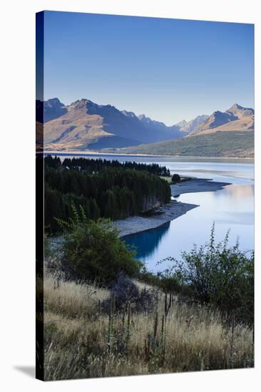 Lake Pukaki, Mount Cook National Park, South Island, New Zealand, Pacific-Michael Runkel-Stretched Canvas
