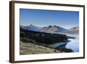 Lake Pukaki, Mount Cook National Park, South Island, New Zealand, Pacific-Michael Runkel-Framed Photographic Print