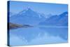 Lake Pukaki, Mount Cook National Park, UNESCO World Heritage Site, South Island, New Zealand-Michael Runkel-Stretched Canvas