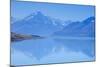 Lake Pukaki, Mount Cook National Park, UNESCO World Heritage Site, South Island, New Zealand-Michael Runkel-Mounted Photographic Print