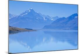 Lake Pukaki, Mount Cook National Park, UNESCO World Heritage Site, South Island, New Zealand-Michael Runkel-Mounted Photographic Print