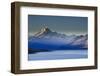 Lake Pukaki with Mount Cook in the Background in the Late Afternoon Light-Michael-Framed Photographic Print