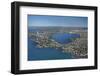 Lake Pupuke, Takapuna, Auckland, North Island, New Zealand-David Wall-Framed Photographic Print