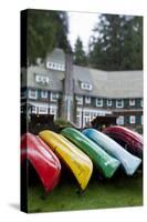 Lake Quinault Lodge in Olympic National Park, Washington-Justin Bailie-Stretched Canvas