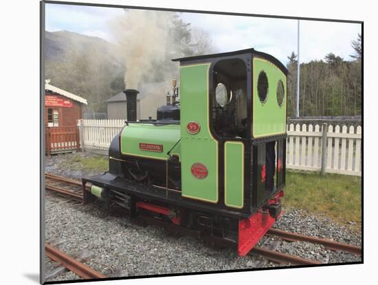 Lake Railway, Station, Llanberis, Gwynedd, Snowdonia, North Wales, Wales, United Kingdom, Europe-Wendy Connett-Mounted Photographic Print