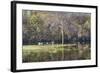 Lake Rebecca Park Fishing Pier and Forest-jrferrermn-Framed Photographic Print