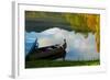 Lake Reflection-Sally Linden-Framed Art Print