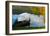 Lake Reflection-Sally Linden-Framed Premium Giclee Print