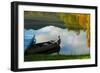 Lake Reflection-Sally Linden-Framed Premium Giclee Print