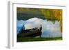 Lake Reflection-Sally Linden-Framed Premium Giclee Print