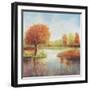 Lake Reflections I-Tim OToole-Framed Art Print