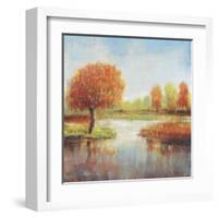 Lake Reflections I-Tim OToole-Framed Art Print