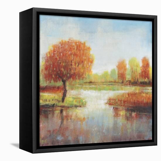 Lake Reflections I-Tim OToole-Framed Stretched Canvas