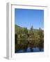 Lake Reflections, Near Jackson, New Hampshire, New England, USA-Fraser Hall-Framed Photographic Print