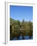 Lake Reflections, Near Jackson, New Hampshire, New England, USA-Fraser Hall-Framed Photographic Print