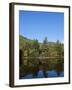 Lake Reflections, Near Jackson, New Hampshire, New England, USA-Fraser Hall-Framed Photographic Print