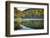 Lake reflections, Peaks Of Otter, Blue Ridge Parkway, Smoky Mountains, USA.-Anna Miller-Framed Photographic Print