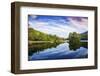 Lake reflections, Peaks Of Otter, Blue Ridge Parkway, Smoky Mountains, USA.-Anna Miller-Framed Photographic Print