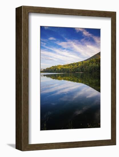 Lake reflections, Peaks Of Otter, Blue Ridge Parkway, Smoky Mountains, USA.-Anna Miller-Framed Photographic Print