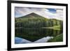 Lake reflections, Peaks Of Otter, Blue Ridge Parkway, Smoky Mountains, USA.-Anna Miller-Framed Photographic Print