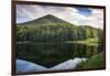 Lake reflections, Peaks Of Otter, Blue Ridge Parkway, Smoky Mountains, USA.-Anna Miller-Framed Photographic Print