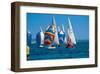 Lake Regatta-null-Framed Art Print