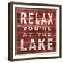 Lake Relax-Mark Chandon-Framed Giclee Print