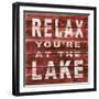 Lake Relax-Mark Chandon-Framed Giclee Print