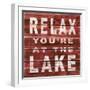 Lake Relax-Mark Chandon-Framed Giclee Print