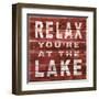 Lake Relax-Mark Chandon-Framed Giclee Print