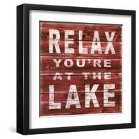 Lake Relax-Mark Chandon-Framed Giclee Print