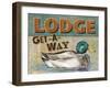 Lake Resort-Todd Williams-Framed Art Print