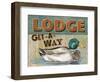 Lake Resort-Todd Williams-Framed Art Print