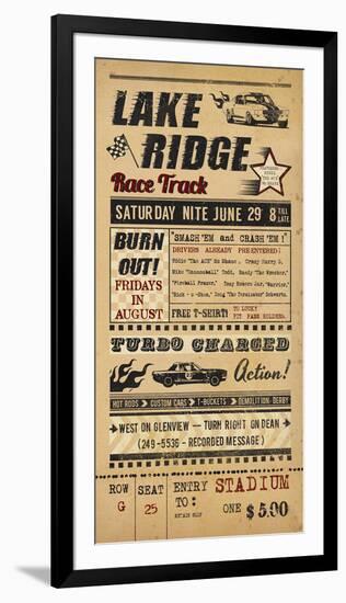 Lake Ridge-The Vintage Collection-Framed Giclee Print