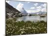 Lake Riffelsee and the Matterhorn, Zermatt, Valais, Swiss Alps, Switzerland, Europe-Hans Peter Merten-Mounted Photographic Print