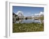 Lake Riffelsee and the Matterhorn, Zermatt, Valais, Swiss Alps, Switzerland, Europe-Hans Peter Merten-Framed Photographic Print