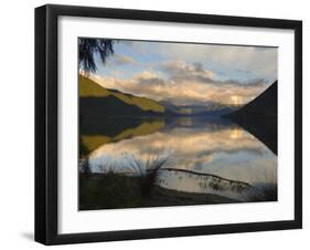 Lake Rotoroa and Travers Range, Nelson Lakes National Park, South Island, New Zealand, Pacific-Schlenker Jochen-Framed Photographic Print