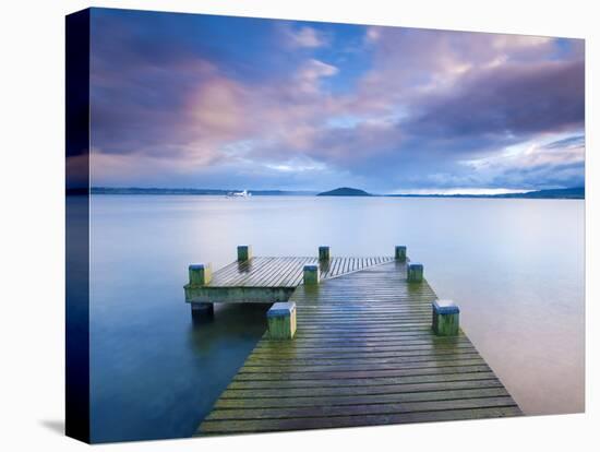 Lake Rotorua, North Island, New Zealand, Pacific-Ben Pipe-Stretched Canvas
