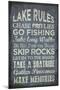 Lake Rules-Erin Clark-Mounted Giclee Print