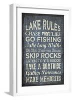 Lake Rules-Erin Clark-Framed Giclee Print