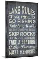 Lake Rules-Erin Clark-Mounted Giclee Print