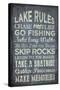 Lake Rules-Erin Clark-Stretched Canvas