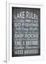 Lake Rules-Erin Clark-Framed Giclee Print