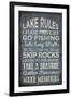 Lake Rules-Erin Clark-Framed Giclee Print