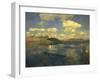 Lake Russia, 1900-Isaac Levitan-Framed Art Print