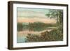 Lake Sapphire, Western North Carolina-null-Framed Art Print