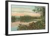 Lake Sapphire, Western North Carolina-null-Framed Art Print