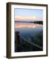 Lake Saunders II-Bruce Nawrocke-Framed Art Print