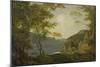 Lake Scene, 1790-Joseph Wright of Derby-Mounted Giclee Print